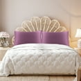 thumbnail image 2 of PiccoCasa Luxury Satin Pillowcases Silky Pillow Cover Set of 2, Standard Mauve, 2 of 6