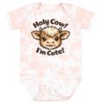 thumbnail image 3 of Inktastic Holy Cow I'm Cute Boys or Girls Baby Bodysuit, 3 of 5