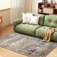 thumbnail image 2 of HOMCOM Area Rug 4x6, Machine Washable Rug for Living Room, Mixed-Brown, 2 of 8