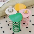 thumbnail image 1 of Heart Shaped Sidetable Coffee Tables Metal Furniture Home Living Room Sofa Side Bedside Table Balcony Small Tea TableHL (Pink), 1 of 8