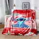 thumbnail image 5 of Manta de franela con patrón de puntadas de Disney, manta de forro polar, regalo para niños y adultos, sofá, ropa de cama, regalos para niños, 5 of 5