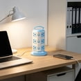 thumbnail image 4 of Ovzne Multi Plug Power Strip with Long Extension Cord, USB Charging Station for Home Office Dorm, 4 of 6