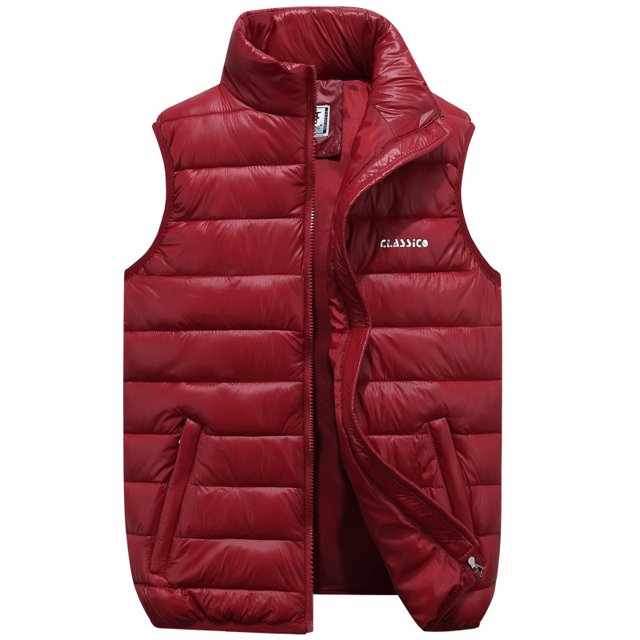 Chaleco de algodón grueso para jóvenes, chaqueta de hombro, de moda, de talla grande para hombres