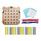 thumbnail image 4 of Juguete de madera con cordones, material didáctico, dibujos animados, habilidades motoras finas para bebés de 3, 4, 5 y 6 años Tigre, 4 of 9