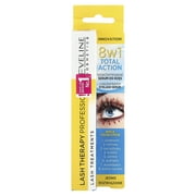 Eveline Cosmetics 8w1 Total Action, Concentrated Eyelash Serum, 0.35 fl oz (10 ml)