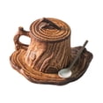 thumbnail image 2 of Taza de café taza de café 225 ml de taza bebida para beber retro creatividad única taza de desayuno para té bebida de café bebida de café con cuchara de tapa, 2 of 8