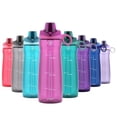 thumbnail image 2 of Pogo BPA-Free Plastic Water Bottle with Chug Lid, Fuchsia, 32 oz., 2 of 4