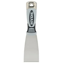 Hyde Pro Putty Knife Stiff Blade - Durable Stainless Steel - 2 in, Multicolor