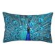 thumbnail image 1 of Fotbe Beautiful Blue Peacock Funda de Almohada Decorativa Estilo Occidental, Lujo en Algodón, Fundas para Almohadas King, Cojín Estampado para Decoración del Hogar-14"x20", 1 of 6