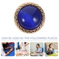 thumbnail image 3 of Milisten 20Ud Botones Metalizados Para Coser En Trajes Y Abrigos Azul Retro De Durabilidad, 3 of 6