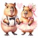 thumbnail image 1 of Kit DIY 5D Capibala Capybara Del 30x30cm, 1 of 9