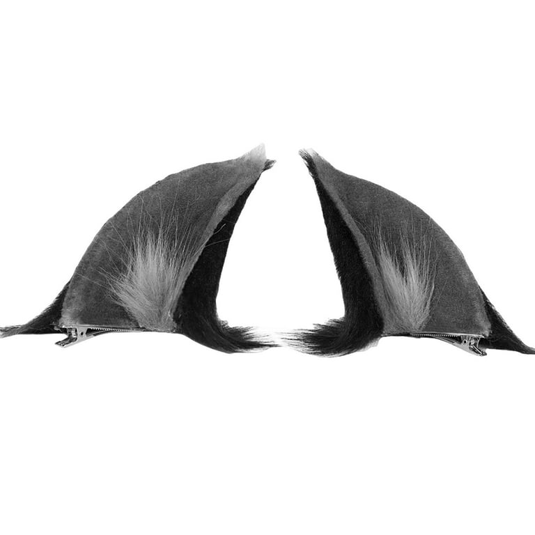 Wolf ear hair clips deals