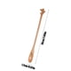 thumbnail image 3 of Cuchara de madera para remover café con mango largo | Diseño de hoja de limón | Removedor de madera para bebidas frías y calientes | Utensilio de bar y cocina para mezclar café, té o cócteles, 3 of 6