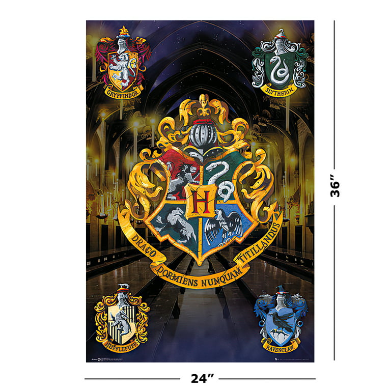 Harry Potter Hogwarts Houses Full Sheet Set - Walmart.com