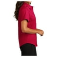 thumbnail image 4 of Yellow Rooster Womens Short Sleeve Easy Care Shirt Red/Light Stone M, 4 of 7