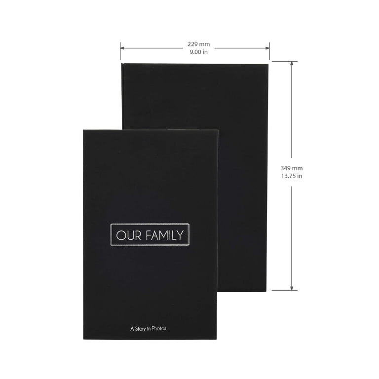 Prinz Our Family Coffee Table Photo Album, Holds 180 4x6 Photos