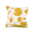 thumbnail image 2 of Funda de almohada Macarena 18x18 pulgadas Decoración de cafetería Material de felpa corto amarillo, 2 of 8