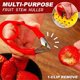 thumbnail image 2 of Fruit Corer Early Berry Tomato Knife Stainless Steel Strawberry Stalker Separator Q, 2 of 5