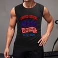 thumbnail image 2 of USA 250th Anniversary Men'S Muscle T-Shirt, Sleeveless, Muscle Tank Tee Top 3XL, 2 of 7