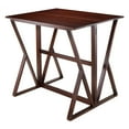 thumbnail image 3 of Contemporary Home Living Harrington 3-Pc Drop Leaf High Table, 2-29 Cushion Round Seat Stools, 3 of 12