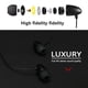 thumbnail image 3 of Auriculares Bluetooth, auriculares inalámbricos con banda para el cuello Bluetooth 4.0 con auriculares retráctiles, auriculares deportivos con cancelación de ruido a prueba de sudor Adepaton  2033203-2, 3 of 9