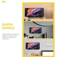 thumbnail image 3 of MasteelfCA Phone Storage Organizer Phone Bracket Wall Adhesive Phone Stand with Hook, 3 of 7