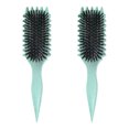thumbnail image 3 of Peine para peinar el cabello, cepillo desenredante de plástico para mujeres, 2 uds., para todo tipo de cabello, 3 of 8