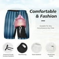 thumbnail image 5 of Fotbe Dog in Hairdresser Men’s Swim Trunks Quick Dry Swim Shorts Board Shorts with Mesh Lining-XX-Large, 5 of 9