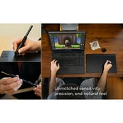 جهاز لوحي للرسم الكبير Wacom PTK870K0A Intuos Pro مع قلم Wacom Pro 3، أسود
