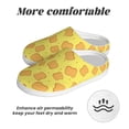 thumbnail image 6 of Disketp Toast Women's Men's Slippers Plush Slip-On House Slipper for Winter Indoor Soft Cushion Non-slip Fluffy Slides Slippers-39/40, 6 of 7