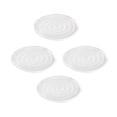 thumbnail image 1 of 4 Pièces - Coussinets de Jambe de Meubles, Transparent, Facile à Utiliser, Résistant à l'Usure, Durable, Rond Diamètre 6cm, 1 of 9