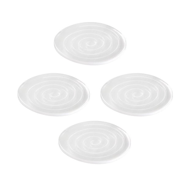 4 almohadillas de silicona para patas de muebles, protectores de suelo para patas de silla. Diámetro redondo 6 cm