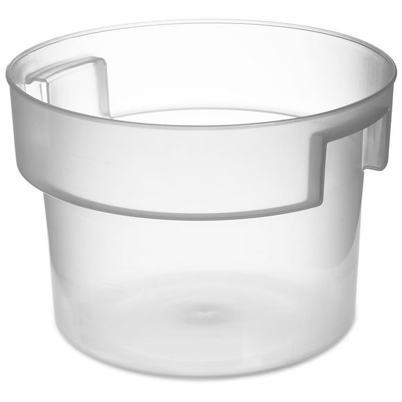 Carlisle 120530 12 qt Bain Marie w/ Handles - Polypropylene, Translucent