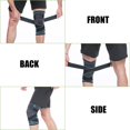 thumbnail image 1 of Rodillera de 2 piezas, rodillera elástica ajustable, rodillera de compresión deportiva, rodillera de rótula y ligamento, rodillera para osteoartritis, transpirable y unisex (L) XianweiShao 8390614554320, 1 of 1