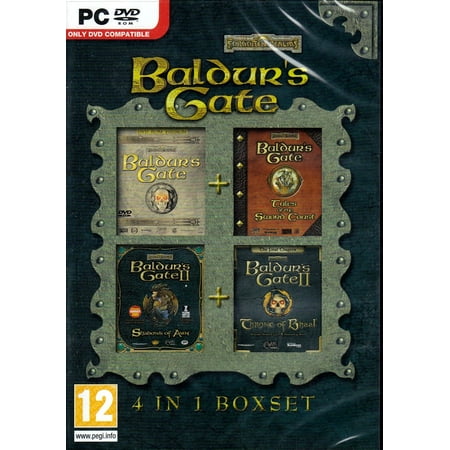 Baldurs Gate 4 in1 Complete Compilation Boxset (Best Computer Game Sites)