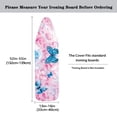 thumbnail image 5 of HELLHERO Ironing Board Cover Easy to Install Elastic Edge Washable Protection Covers Premium Polyester for Friends, Butterflies and Blue Leopard Print, 5 of 5