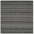 thumbnail image 2 of SAFAVIEH Beach House Jolanta Geometric Indoor/Outdoor Area Rug, Charcoal/Gray, 6'7" x 6'7" Square, 2 of 16