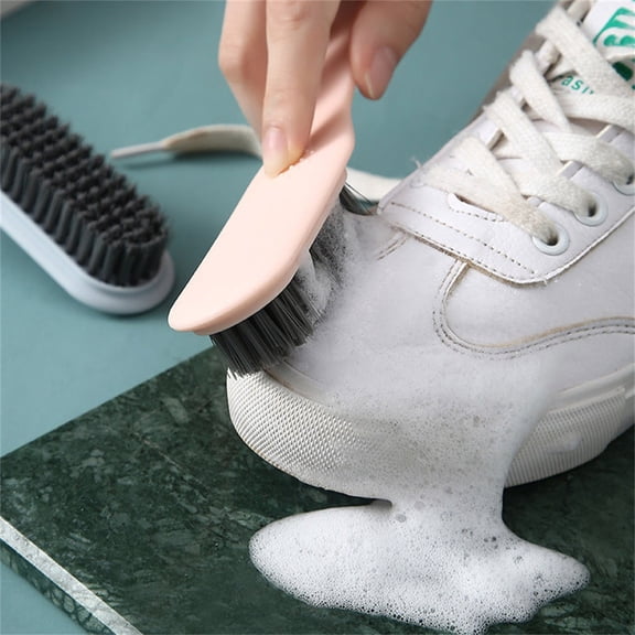 Household Cleaning Brush Dishwashing Brush Ergonomic Grip Brush Household Cleaning Brush Soft Laundry Brush Shoe Stain Remover Brush Comfort Grip Nylon Brushes For Fabric Clothes Carpet Floor Pack