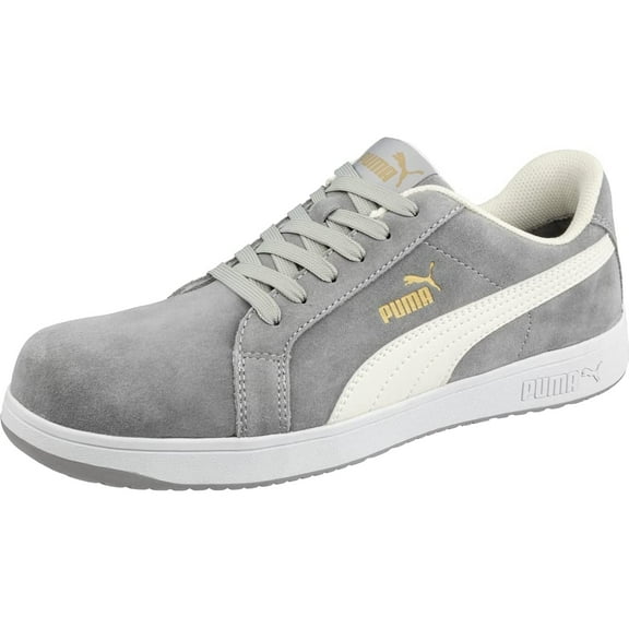 PUMA WORK SAFETY PUMA Safety Men's Iconic Suede Low SD Work Shoes Composite Toe Slip Resistant