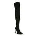 thumbnail image 1 of New Women Liliana Gisele-7 Thigh High Pointy Toe Stiletto Boot, 1 of 4