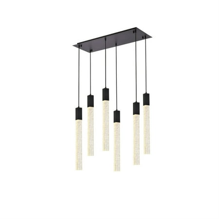 

Weston 6 lights pendant in black