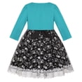 thumbnail image 4 of Girls Formal Dress Layered Cake Tutu Skirt For Piano Recital Performance Party Occasion, 4 of 9