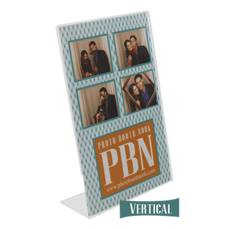 Acrylic Photo Holders - PHOTO BOOTH NOOK Portrait 4x6 Acrylic Photo Frame, Sign Holder, Set of 12