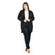 thumbnail image 5 of Ensamble abierto con bolsillos Roman Fashion /Tallas Extras, 8008 (Negro) negro 36, 5 of 6