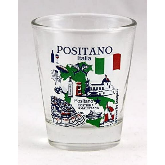 Positano Italy Amalfi Coast Great Italian Cities Collection Shot Glass