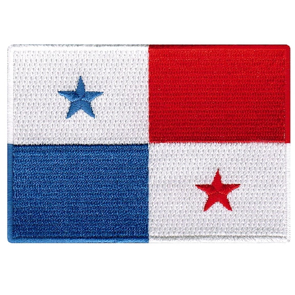 Panama Flag Embroidered Iron-on Patch