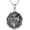 Sacred Heart of Jesus, variant on Chi Rho Necklace 925 Sterling Silver Alpha Omega Symbol Sacred Heart of Jesus Necklace Religious Christian Jewelry Gifts for Men Women