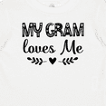 thumbnail image 4 of Inktastic My Gram Loves Me Scandinavian Girls Baby T-Shirt, 4 of 5