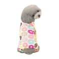 thumbnail image 1 of Pijamas suaves para cachorros, peleles de algodón para cachorros, monos acogedores para perros pequeños y gatos (Donut) L, 1 of 5