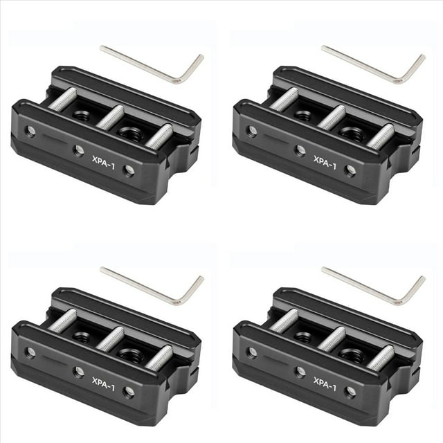 4X Adaptador de Montaje en de para Trípode de Caza con Placa Picatinny Arca , Conversión Picatinny A Placa de Liberación Rápida ARCA.